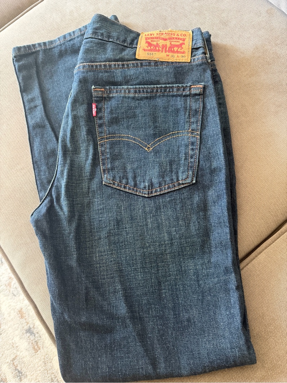 Levi's Men's Indigo Straight Jeans